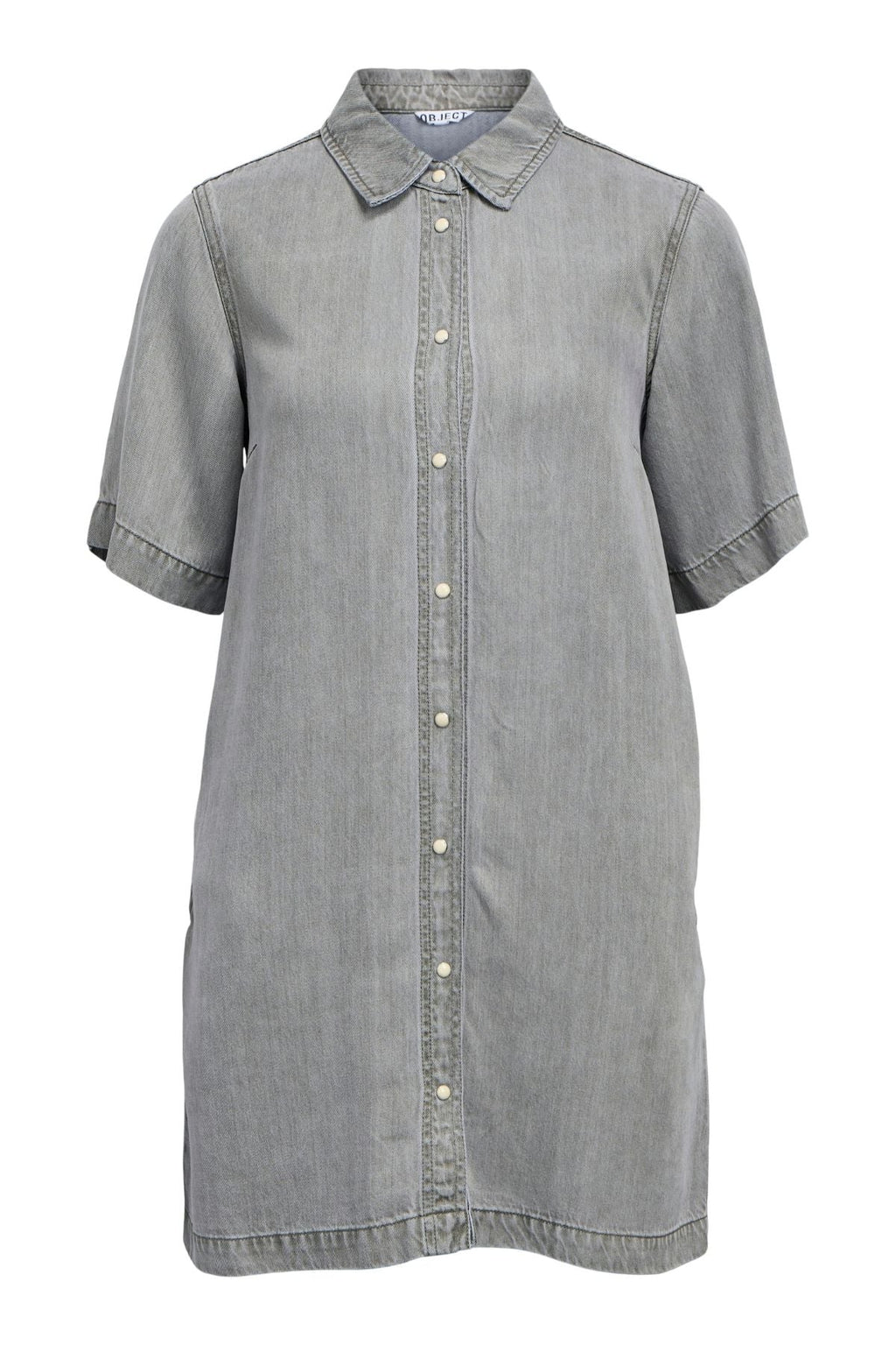 Frame 2/4 Re Denim Dress - Light Grey Denim