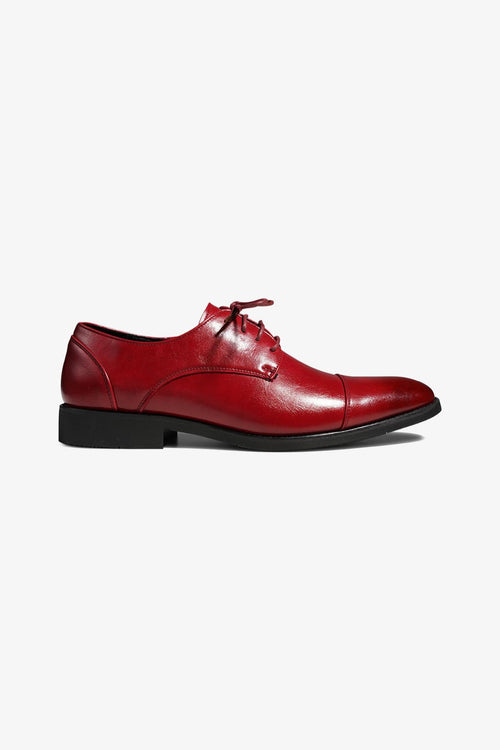 Derby Shoes - Red - TeeShoppen Group™