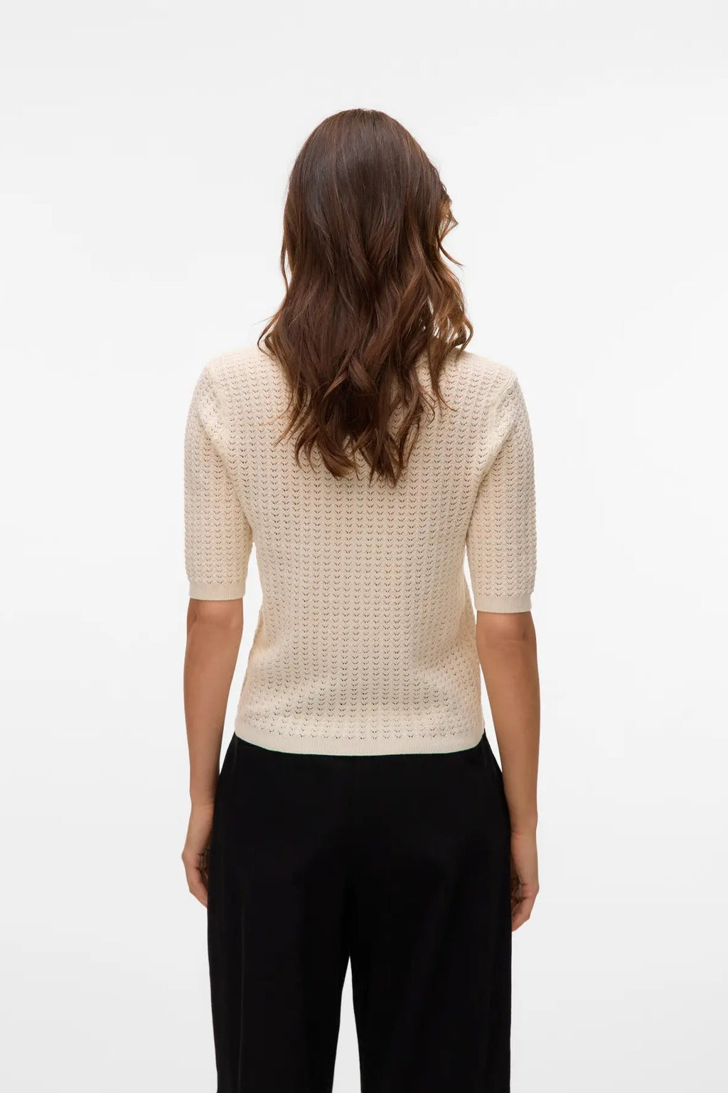 Panama 2/4 Knit Cardigan - Birch