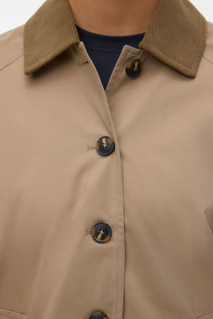 Veste courte Chelseafia - Vison argenté