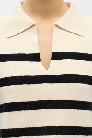 Reynard Polo Knit - Coquille de sable