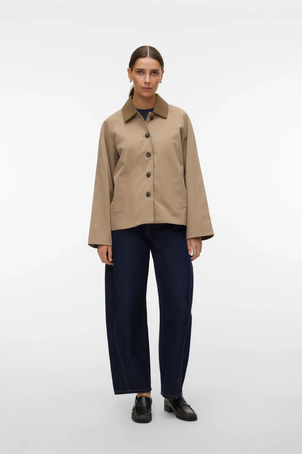 Veste courte Chelseafia - Vison argenté