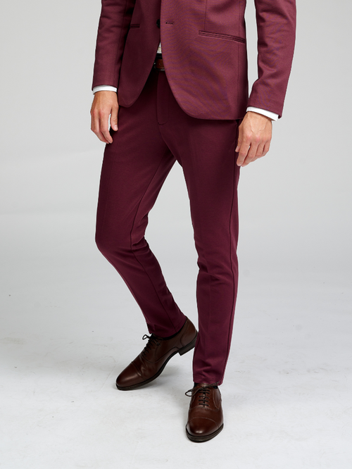 De Originale Performance Pants - Bordeaux - TeeShoppen - Rød