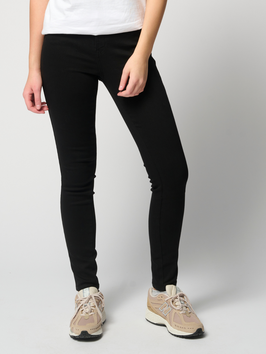 Le jean skinny de performance original - Black Denim