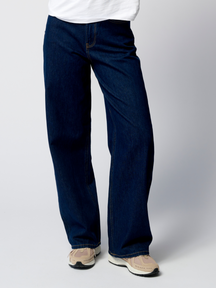 Le jean large de performance original - denim bleu foncé