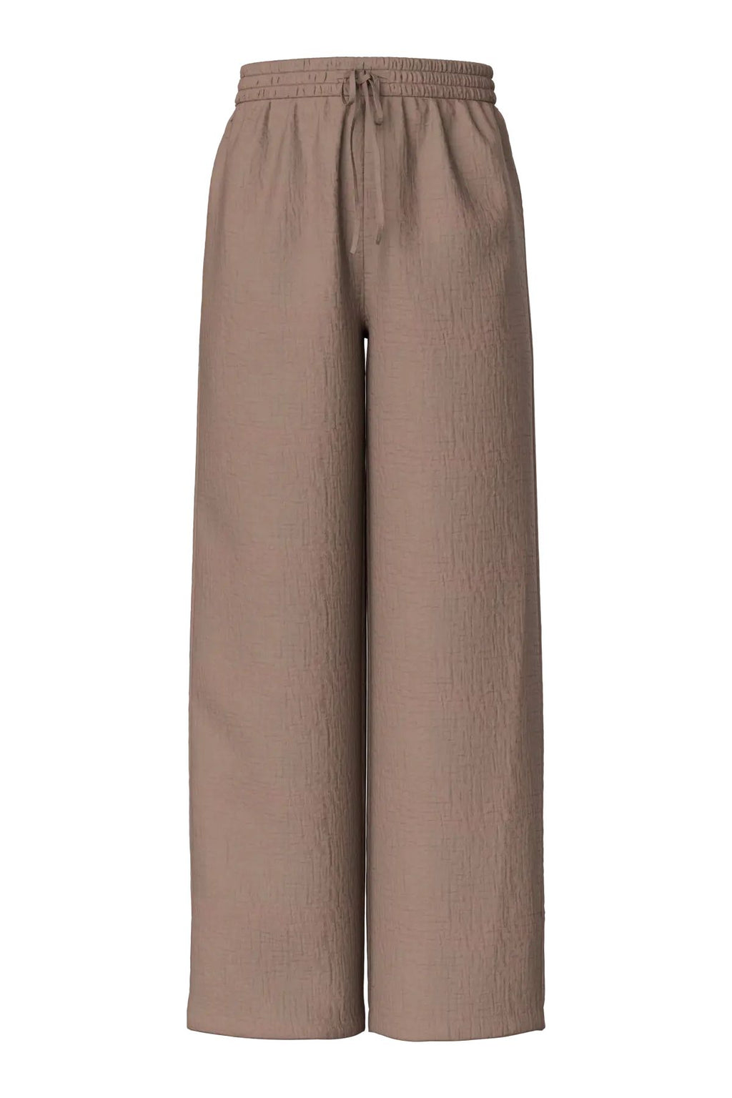 Sastina taille haute large Pants -Quartz café