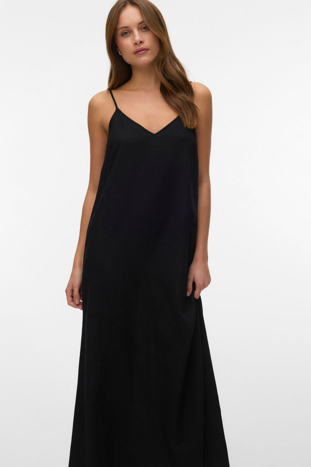 Robe simple à la cheville Mymilo - Noir