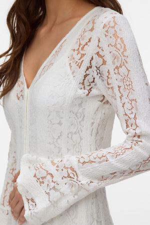 Robe cheville Kennedy - Cloud Dancer