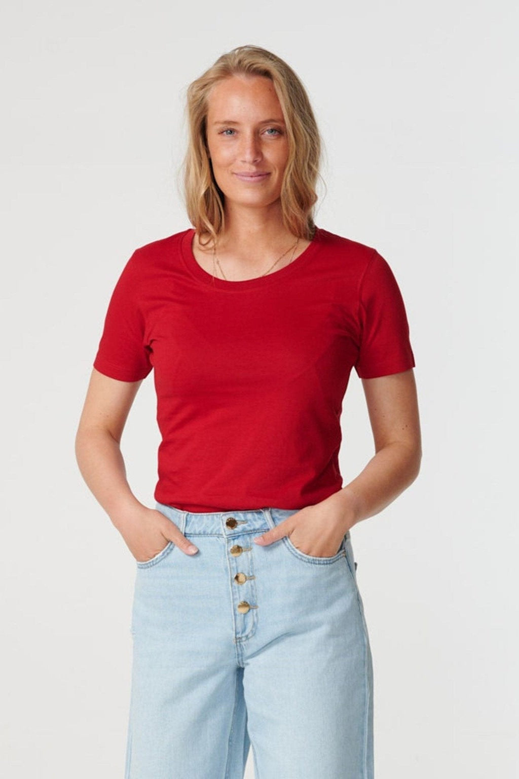 T-shirt ajusté - Rouge