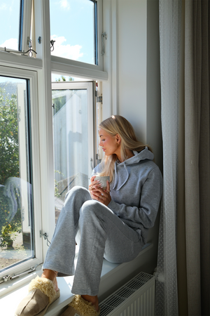 Essential Hooded Sweatset for Women - Grey