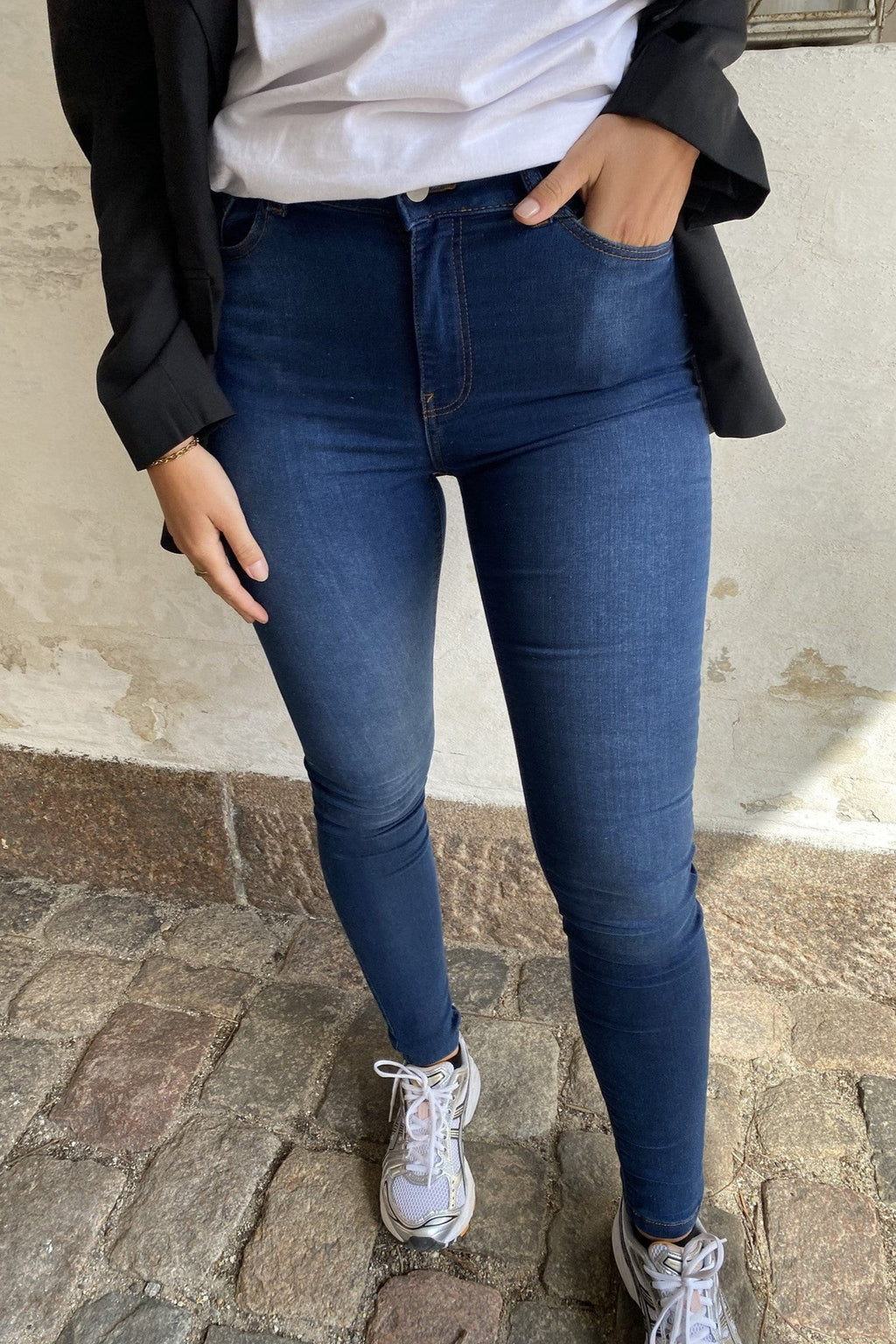 Jeans de performance - Blue Denim (High-Waist)