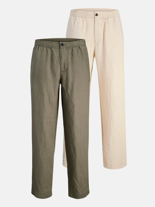 Linen Pants - Package Deal - (2 pcs.) - TeeShoppen Group™ - TeeShoppen Group™