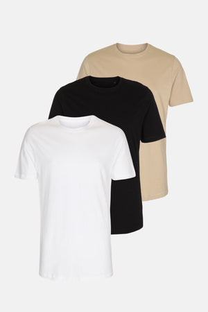 T-shirt long - Forme de package (3 pcs.)