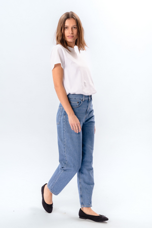 The Original Performance Mom Jeans - Denim bleu clair