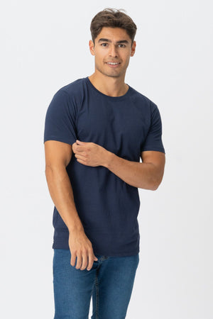 Muscle T-shirt - Navy - TeeShoppen Group™