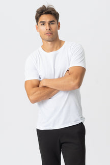 T-shirt musculaire - blanc