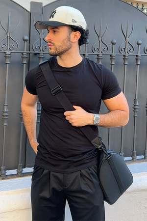 T-shirt musculaire - noir