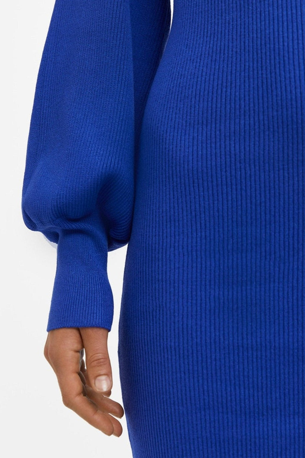 Agnes Strik Kjole - Clematis-Blue