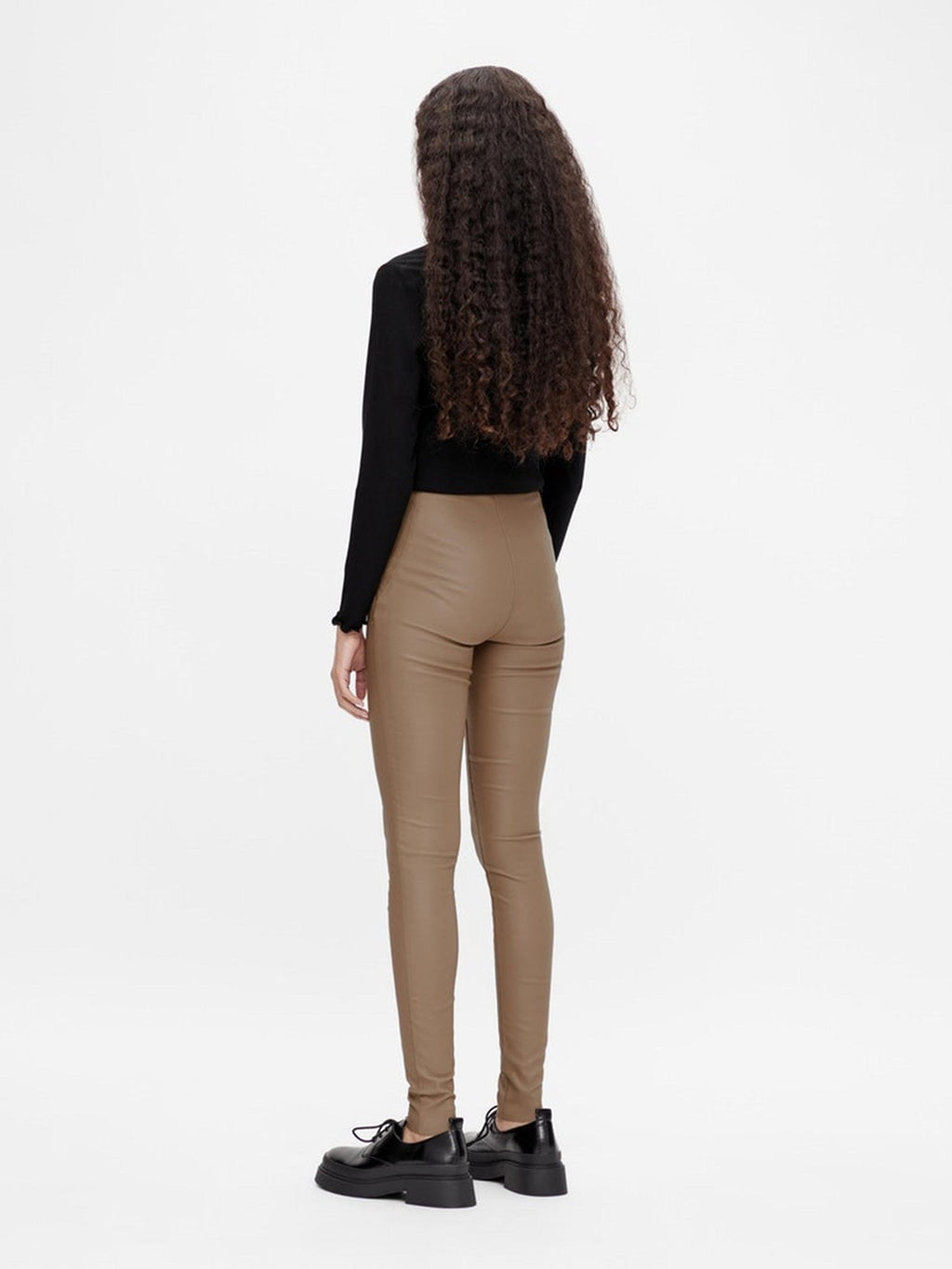 Leggings en revêtement Belle - Beige