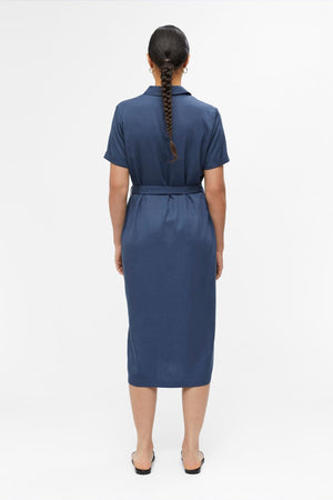 Tilda Maxi Kjole - Blue Indigo
