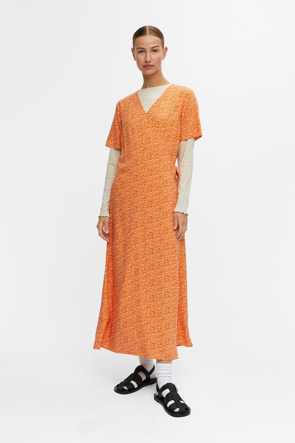 Robe Ema Elise Wrap - Sunset d'automne