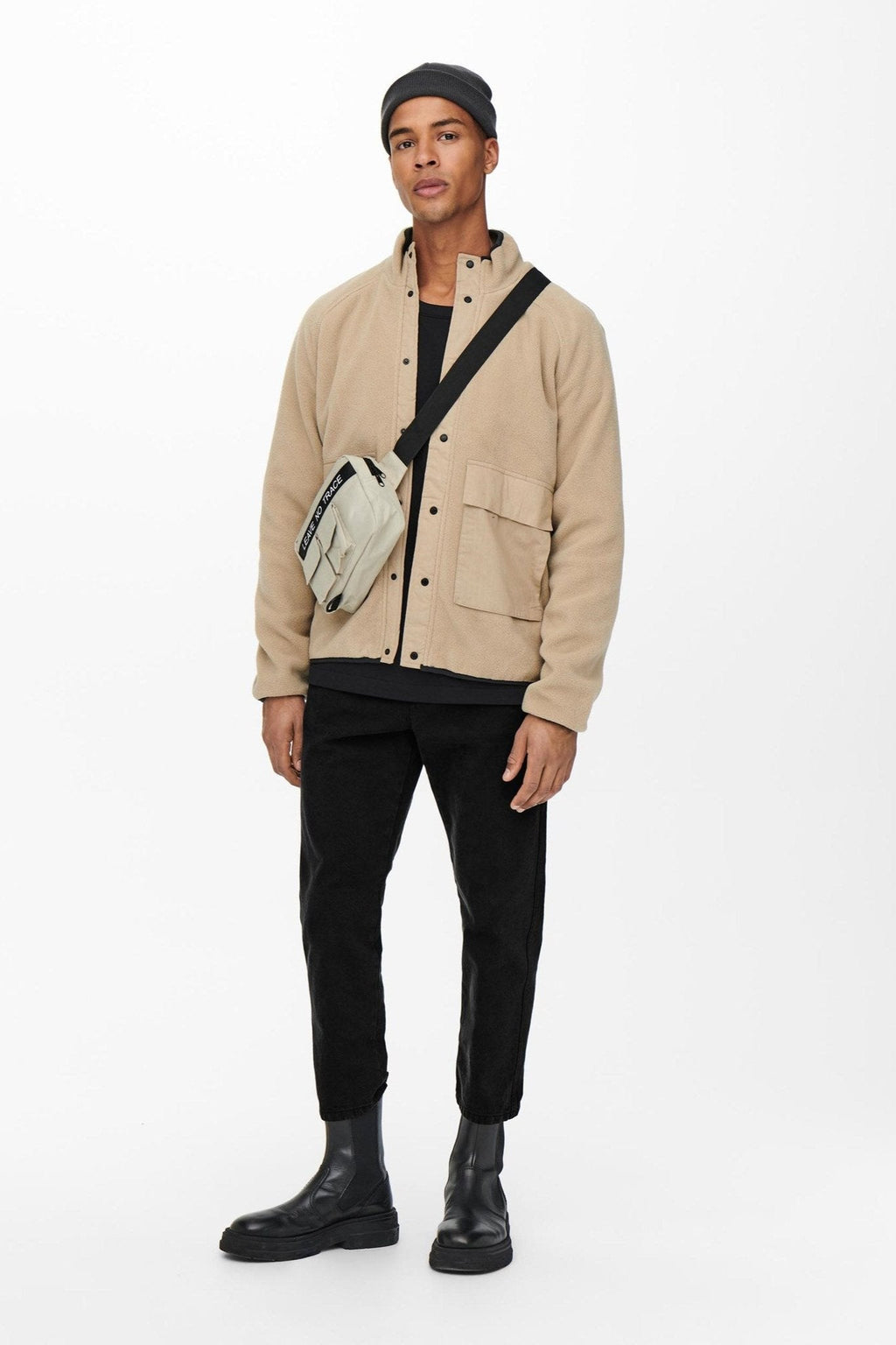 Avi Beam Chino Twill Pants - noir