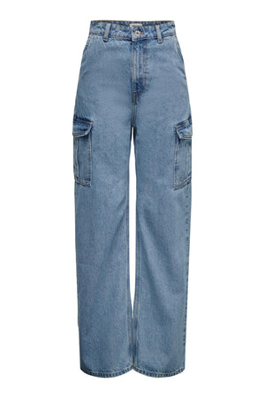 Hope High Waist Denim Jeans - Donim bleu foncé