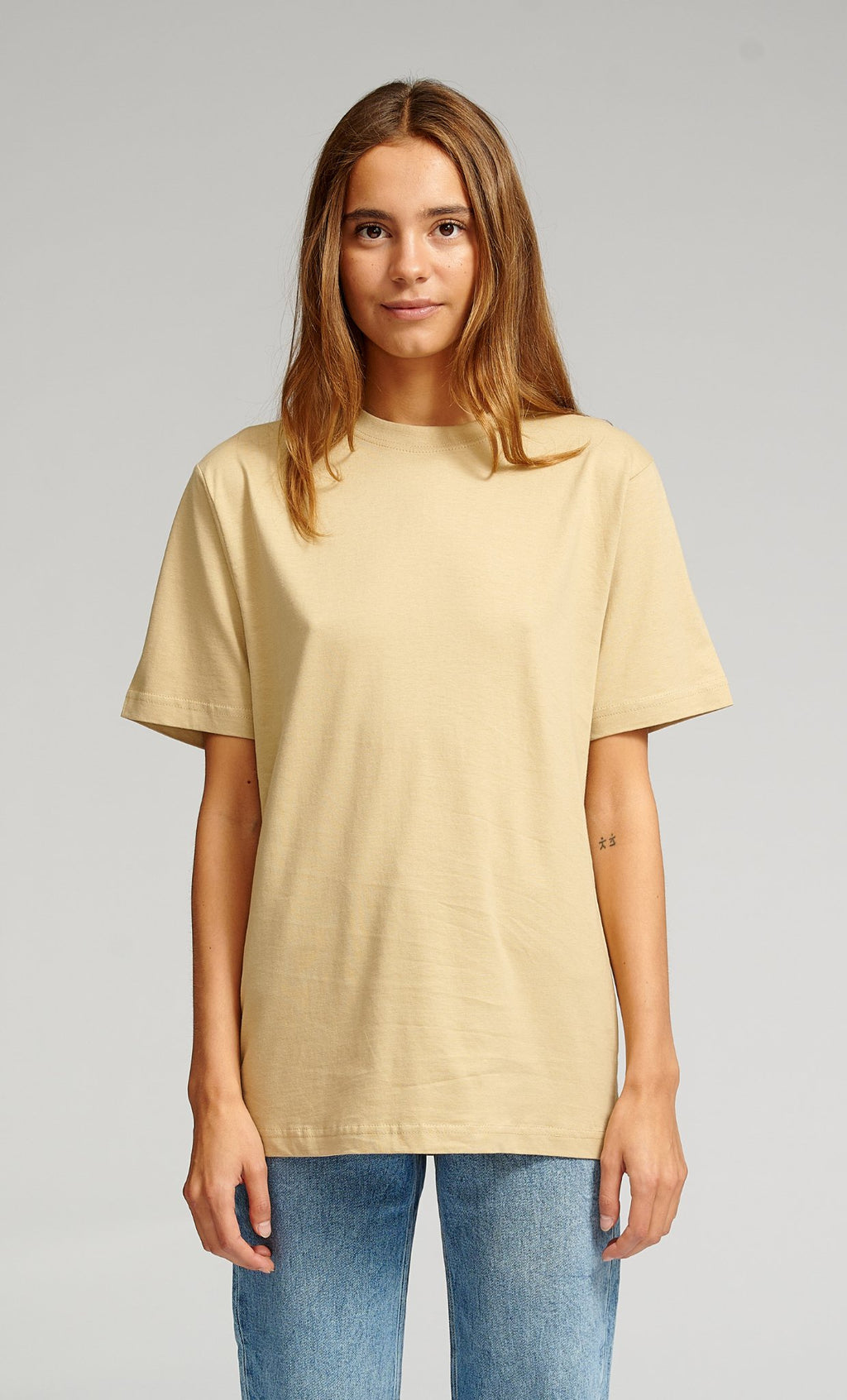 T-shirt surdimensionné - beige