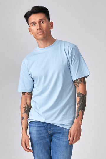T-shirt surdimensionné - bleu clair