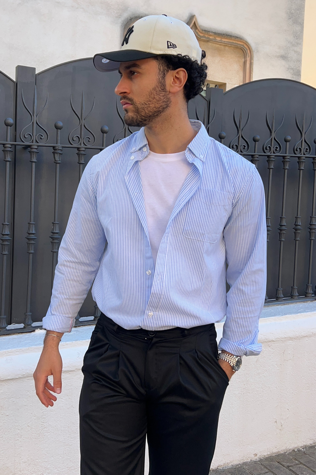 The Original Performance Oxford Shirt - Light Blue/White