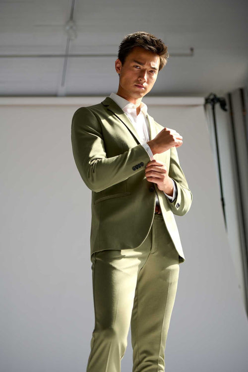 The Original Performance Suit (Olive) + The Original Performance Shirt - Package Deal - TeeShoppen Group™ - Suit - TeeShoppen