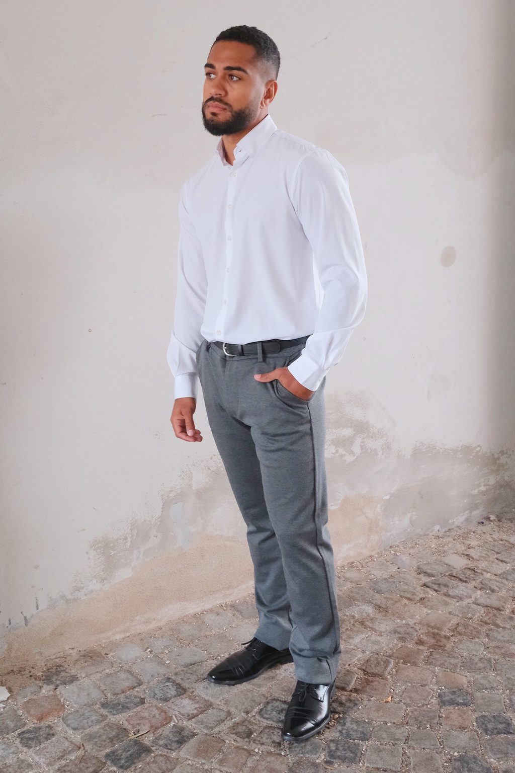 Performance Pants Wide - Gris mélangé