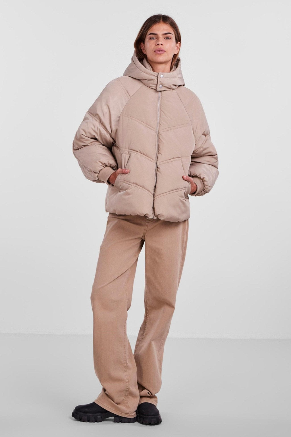 Veste polaire Neli City - Vison argentée