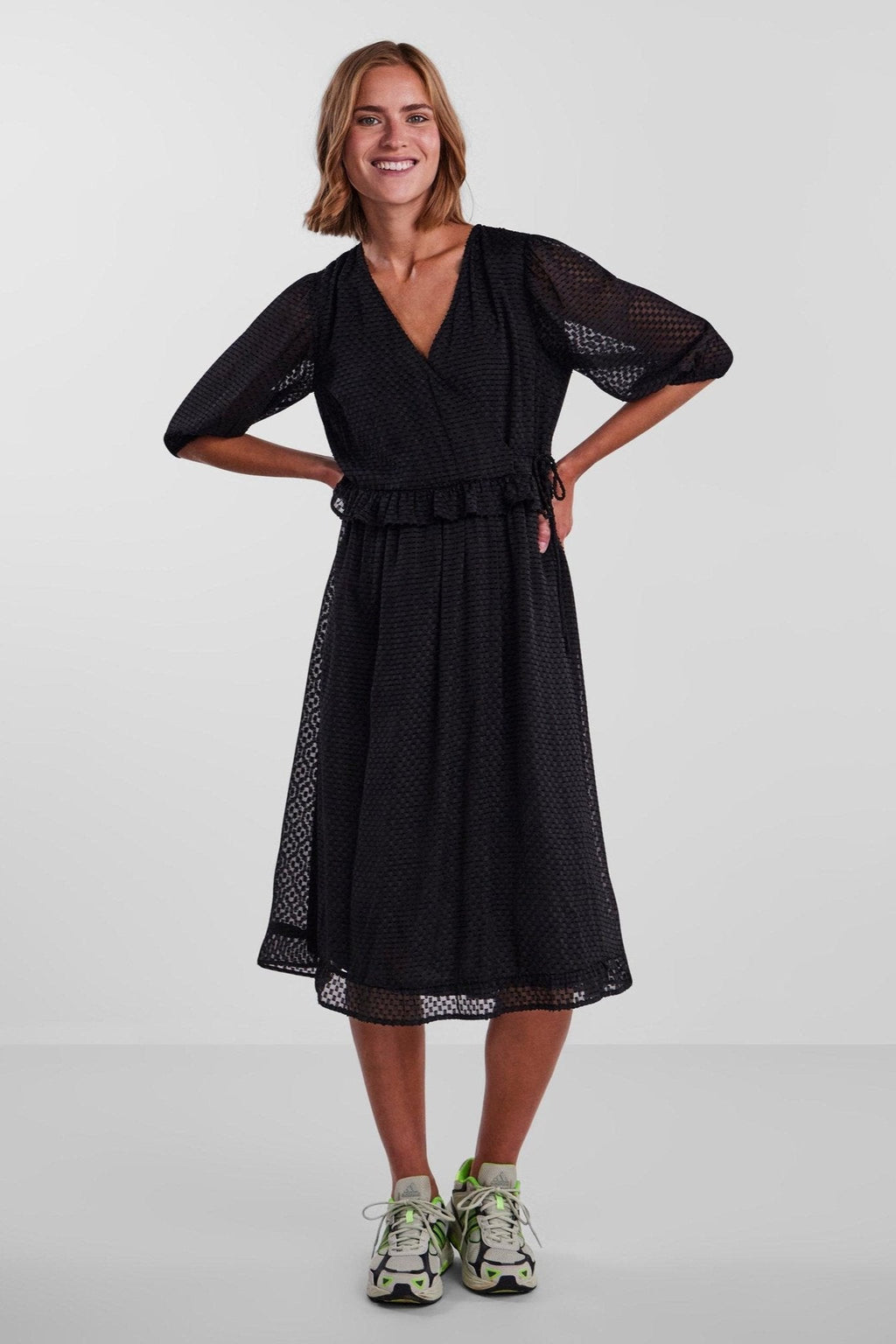 Robe midi Agana - noir