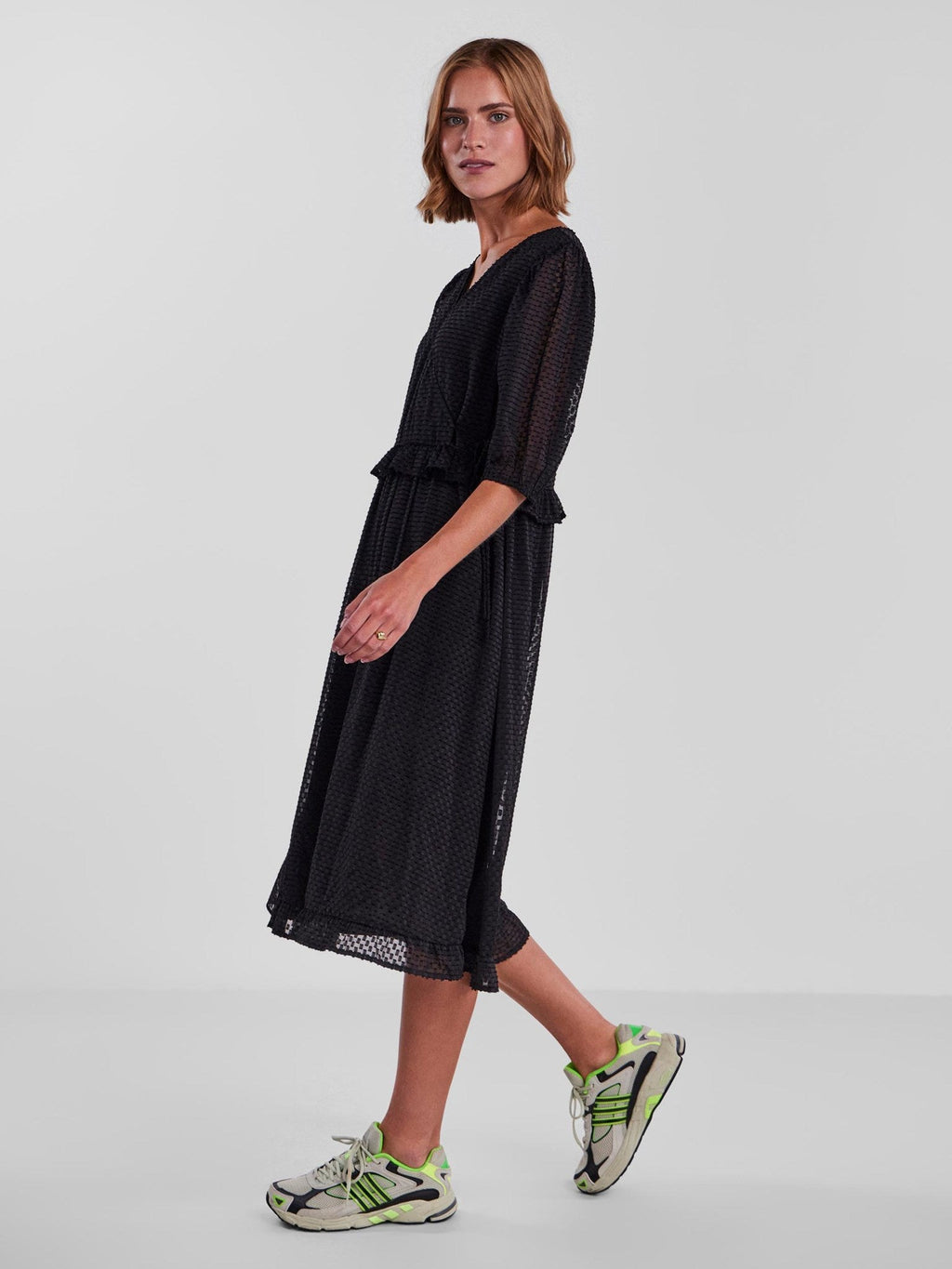 Robe midi Agana - noir