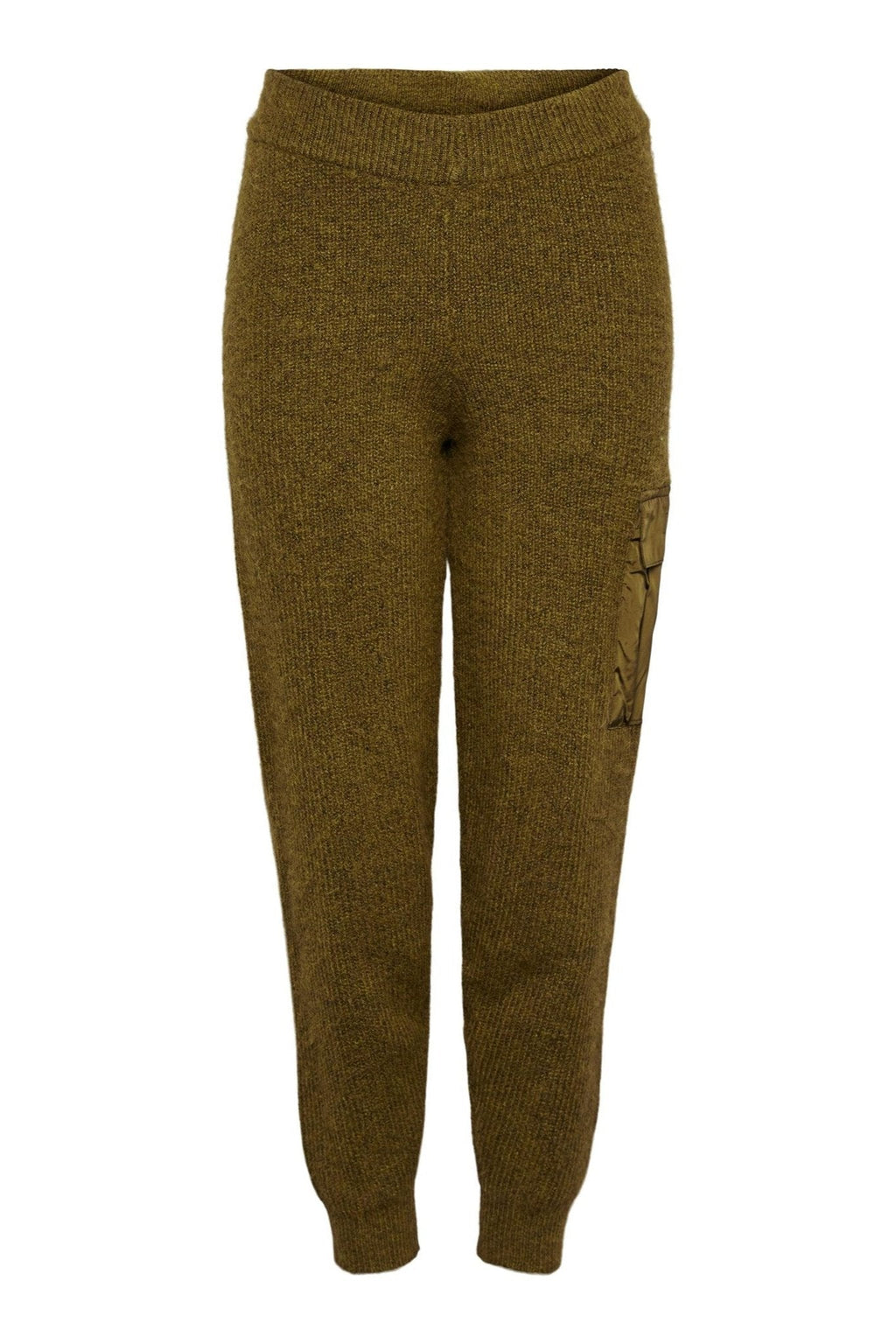 Pantalon naura en tricot - vert sapin