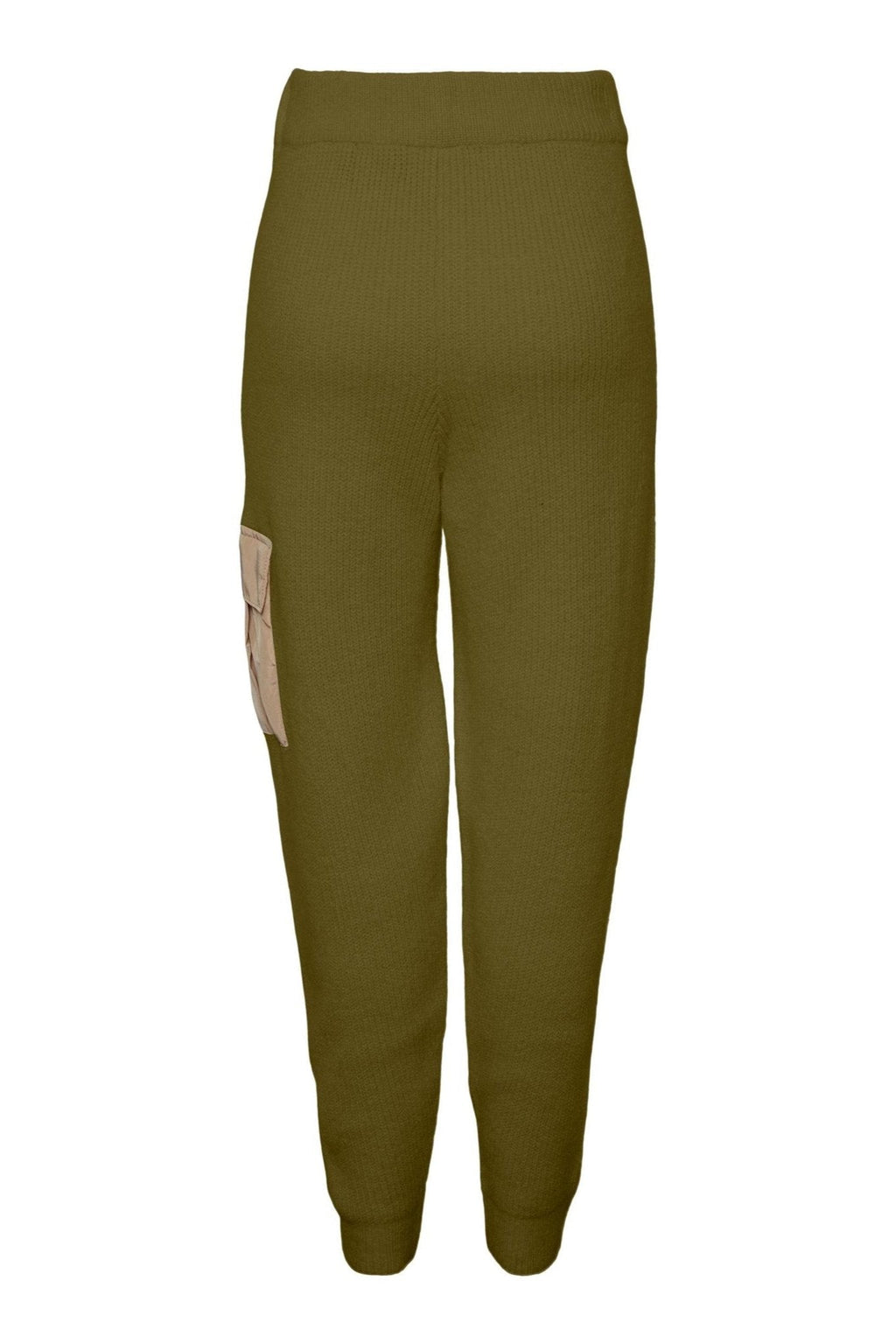 Pantalon naura en tricot - vert sapin