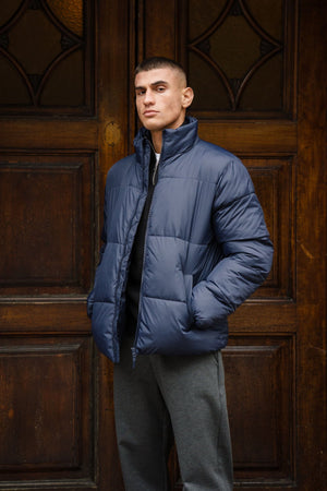 Puffer Jacket - Navy