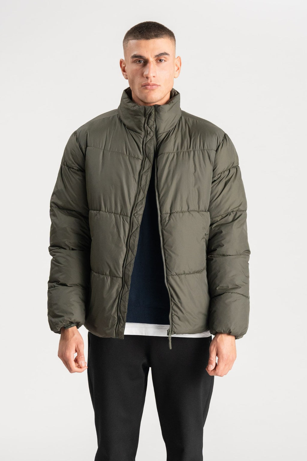 Puffer Jacket - Olive