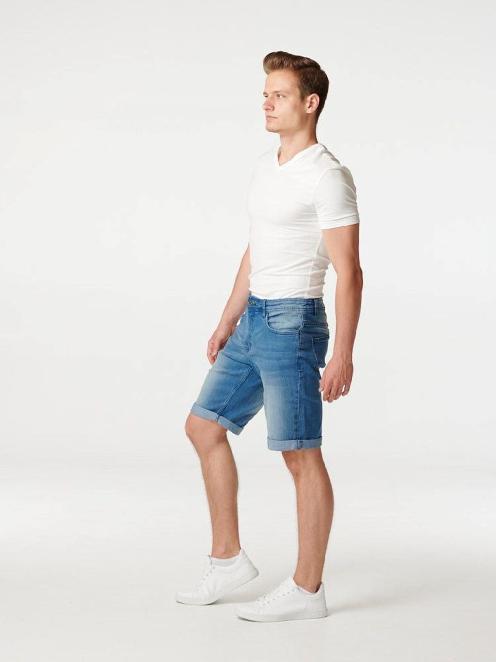 Shorts en jean - bleu