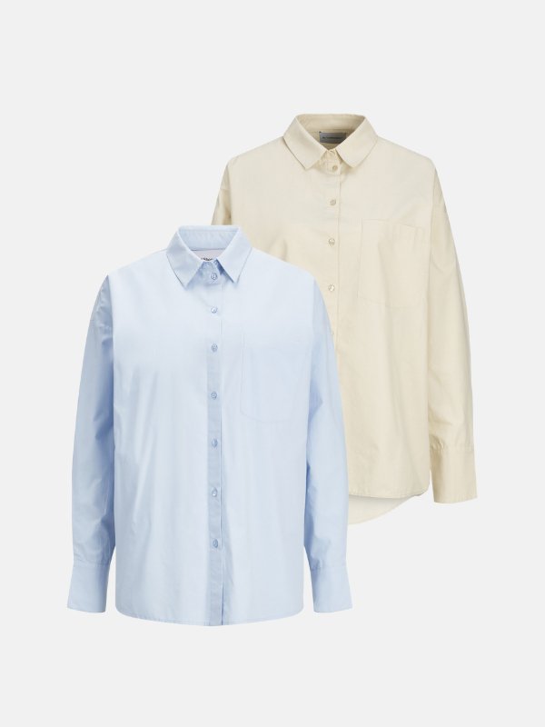 Chemise détendue - Faire de forfait (2 pcs.)