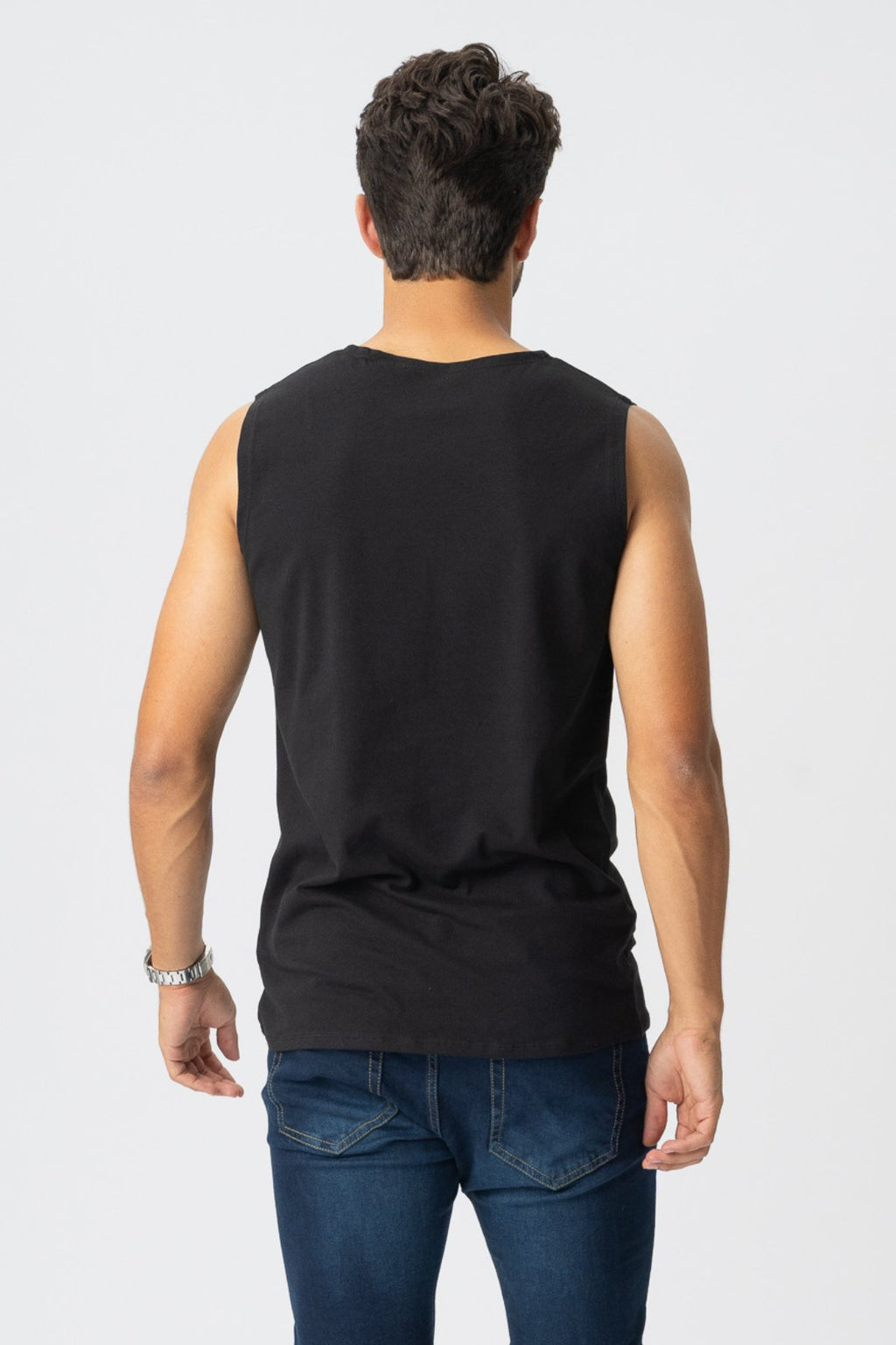 Sleeveless Tee - Black