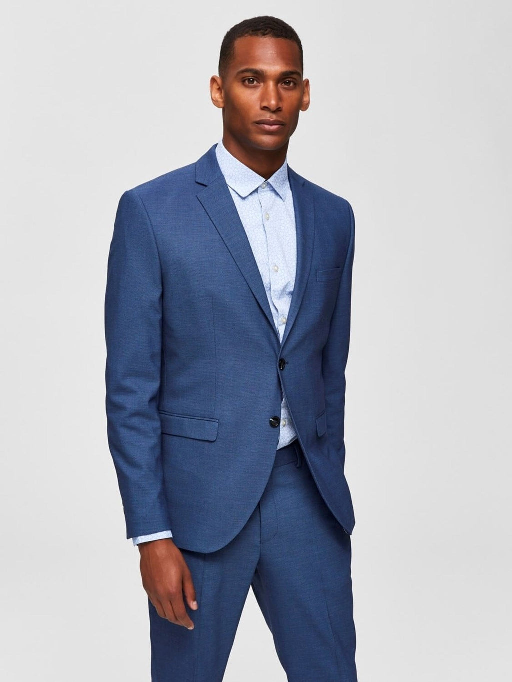 Slim-fit Blazer - Dark Blue