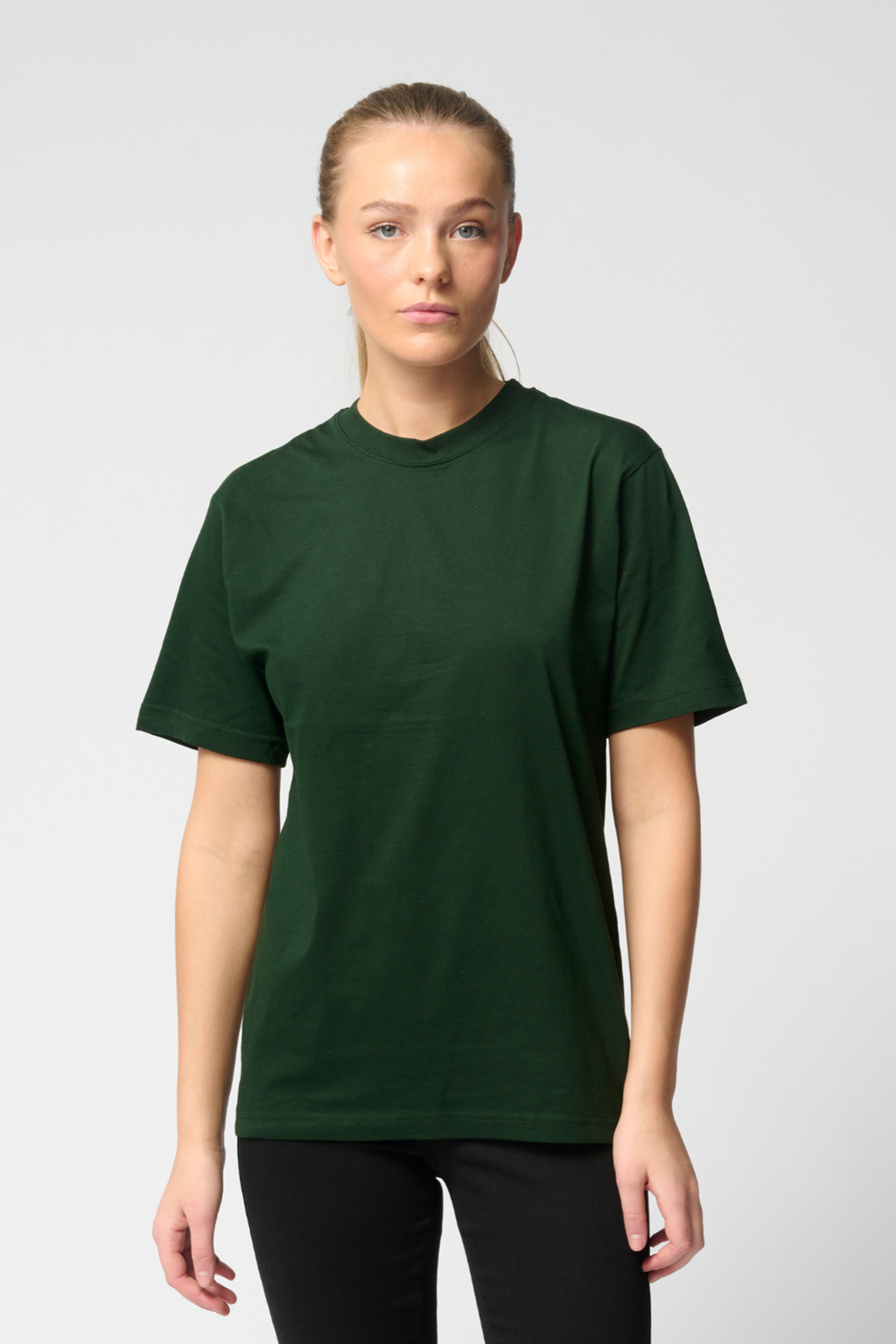 T-shirt surdimensionné - bouteille verte