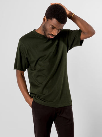 T-shirt surdimensionné - vert foncé