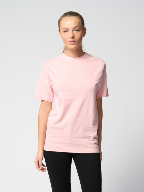 Oversized t-shirt - Rose - TeeShoppen - Lyserød