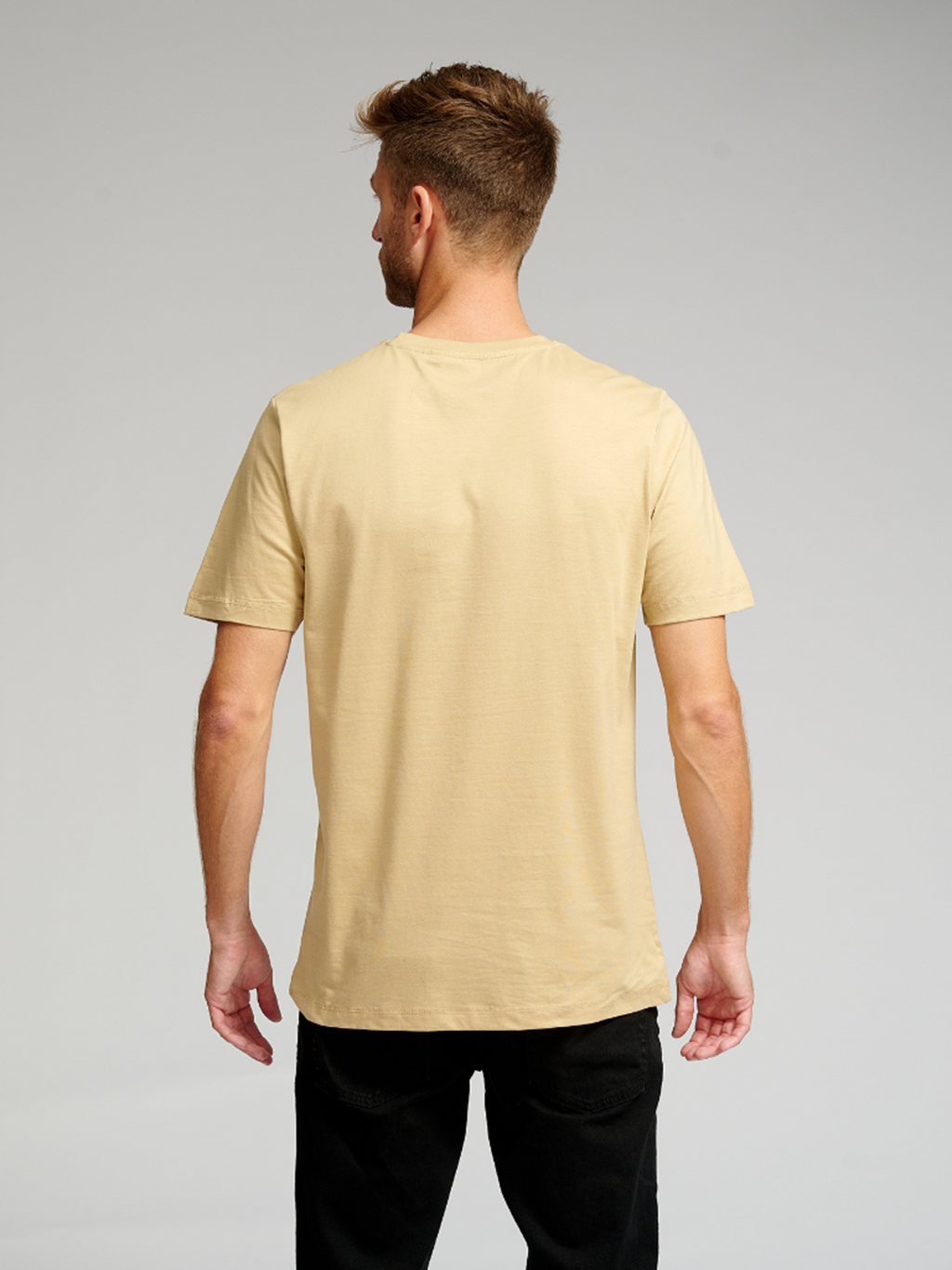 T-shirt de base organique - beige