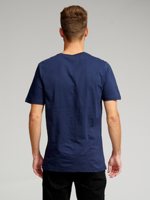 T-shirt de base organique - Marine