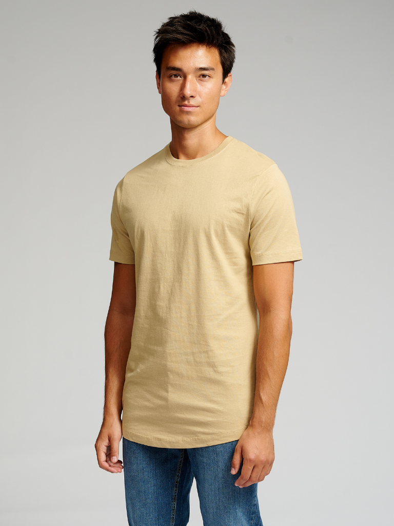 T-shirt long - beige