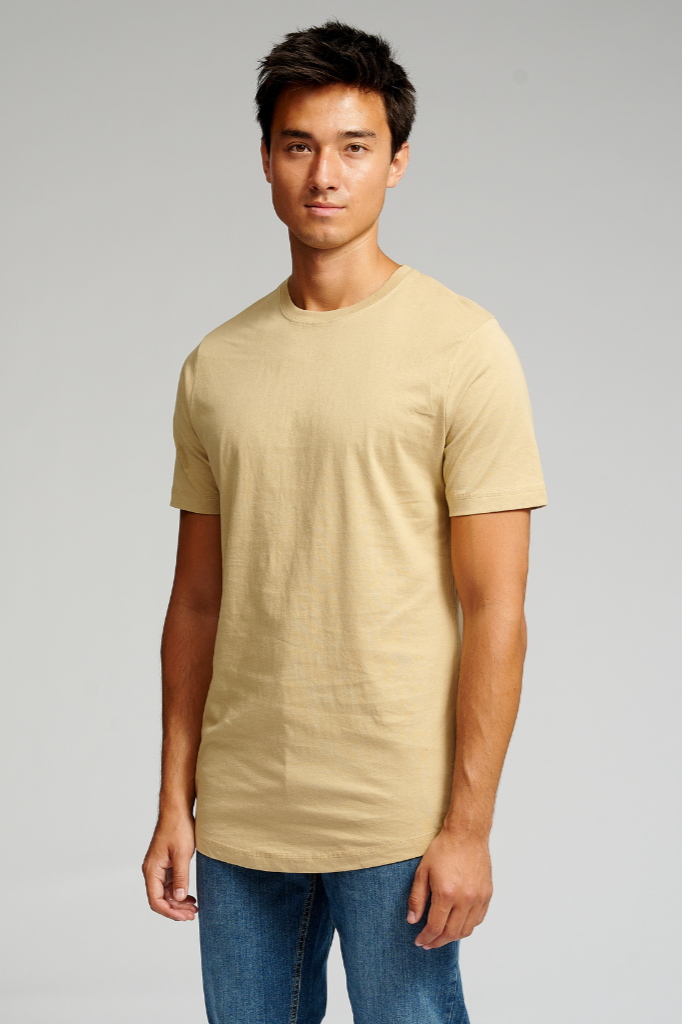 Long T-shirt - Beige